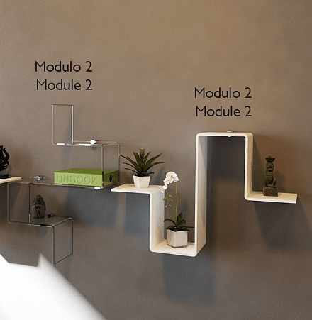 LIBRERIA UP & DOWN DUE MENSOLE MODULO 2.JPG